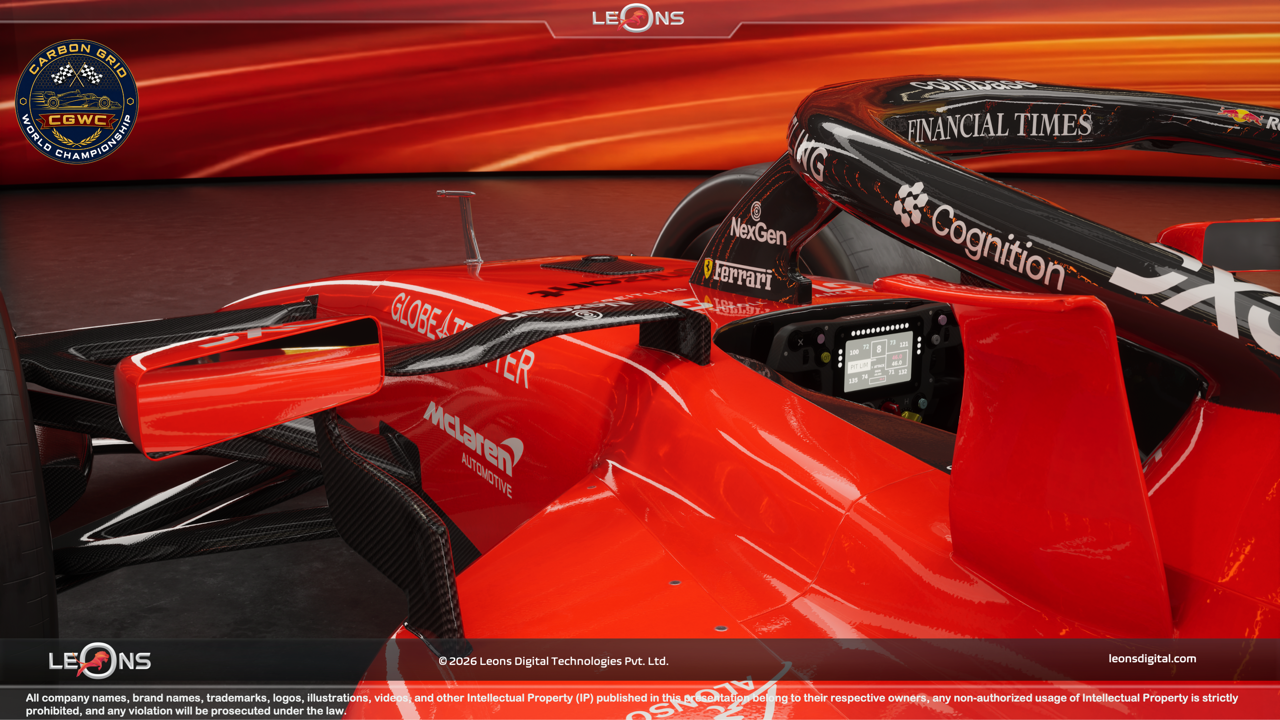 AAA 3D F1 Car Detail Game Art Asset - Leons Digital