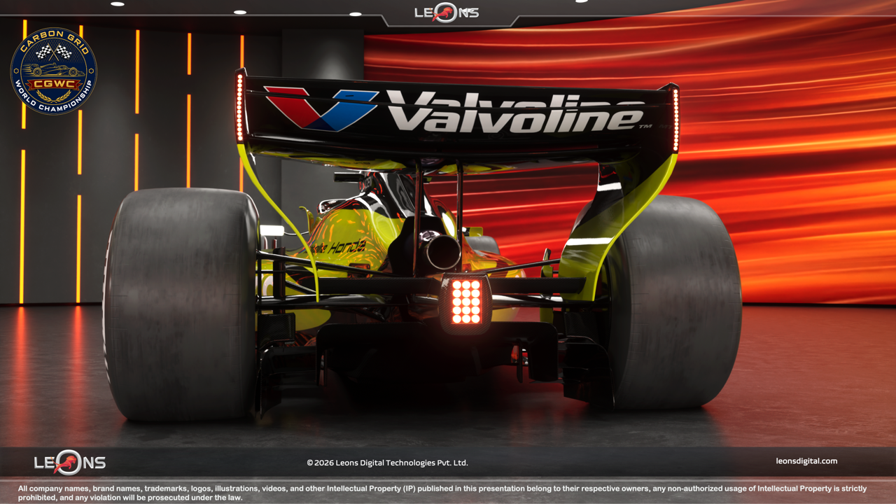 AAA 3D F1 Car On Circuit Game Art Asset - Leons Digital