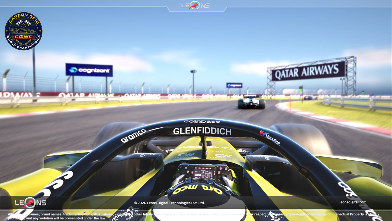 AAA 3D F1 Cockpit POV Game Art Asset - Leons Digital