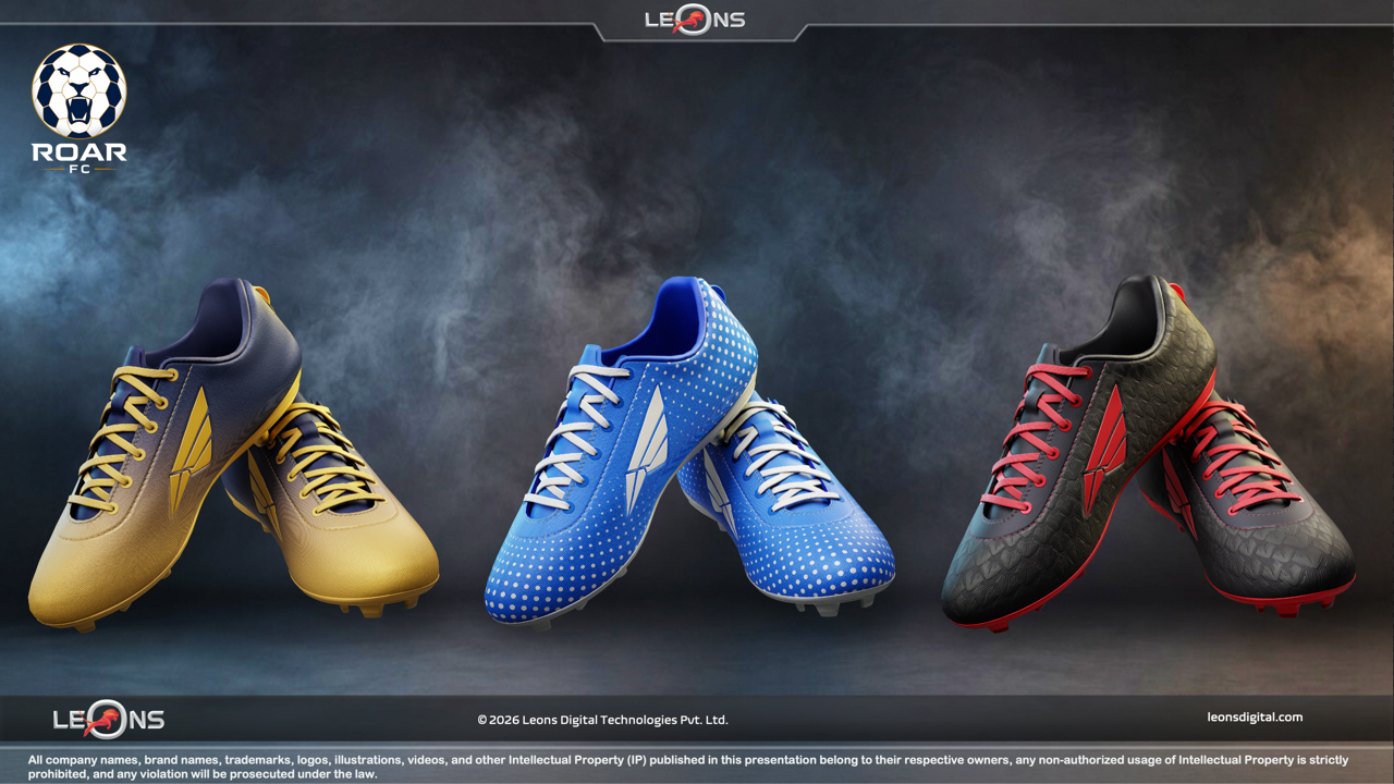 AAA 3D Football Boots Game Art Asset - Leons Digital