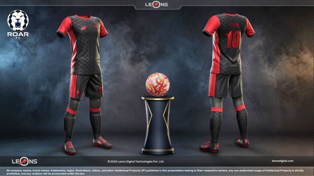 AAA 3D FIFA Football Kit Game Art - Leons Digital